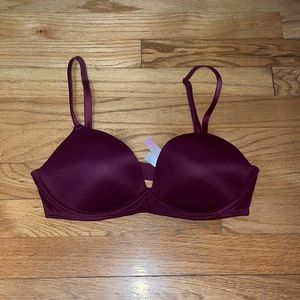 Maroon PINK Lightly Lined Bra